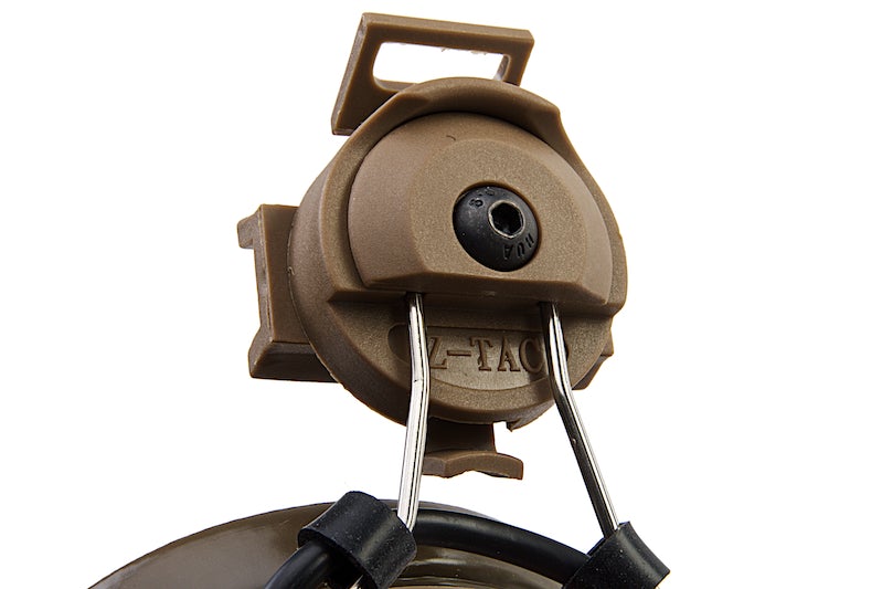Z Tactical Military Style Noise Canceling Headset for FAST helmets (Dark Earth)