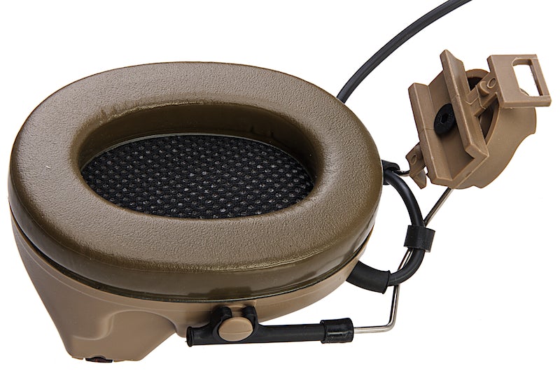 Z Tactical Military Style Noise Canceling Headset for FAST helmets (Dark Earth)