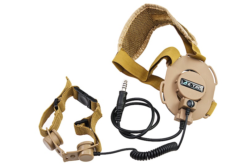 Z Tactical Bowman III Headset with Throat Mic (Dark Earth)