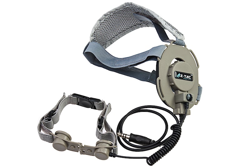 Z Tactical Bowman III Headset with Throat Mic (Foliage Green)