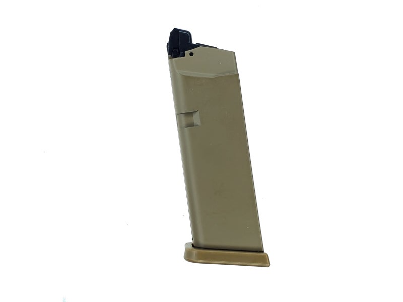 Army Force 20 Rds Magazine For Marui Model 19 GBB (Dark Earth)