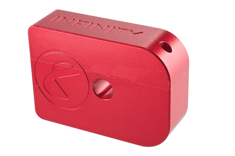 AKA CNC Infinity Puzzle Magazine Base for Marui Hi-Capa GBB (Red / Large)