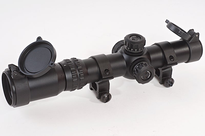 AIM 1-4 x 24SE Tactical Scope (Red / Green Reticle)
