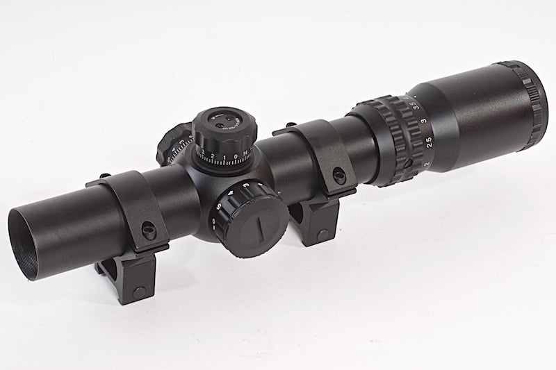 AIM 1-4 x 24SE Tactical Scope (Red / Green Reticle)