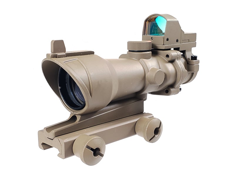 Aim-O ACOG 4×32 Scope + Mini Red Dot (DE)