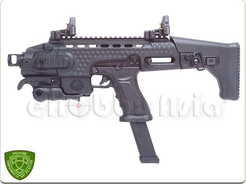 A.P.S. Black Hornet Plus Fully/Semi Auto GBB SMG (Co2 Ver.)