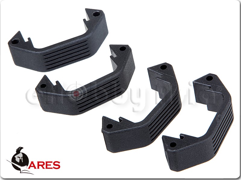 Amoeba (ARES) M4 Handguard Half Cover Unit (4pcs Set, Black)