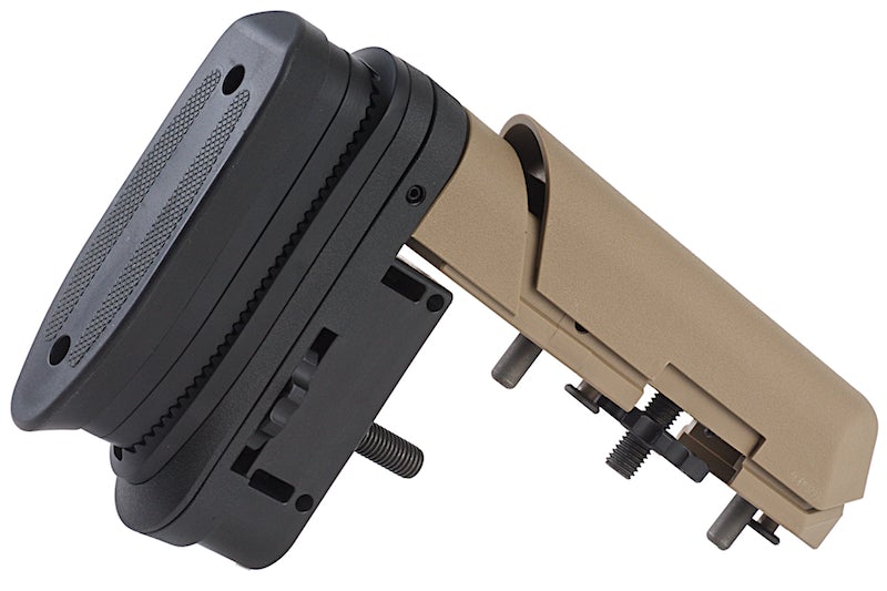 ARES Amoeba Striker Tactical Advanced Butt Pad with Cheek Pad (Dark Earth)