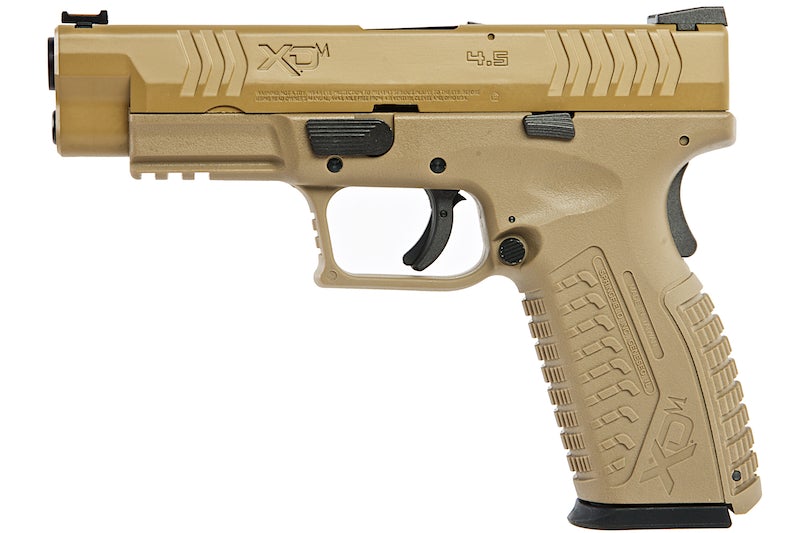 WE (Air Venturi/ Springfield Armory) XDM 4.5 inch GBB Pistol (Tan)