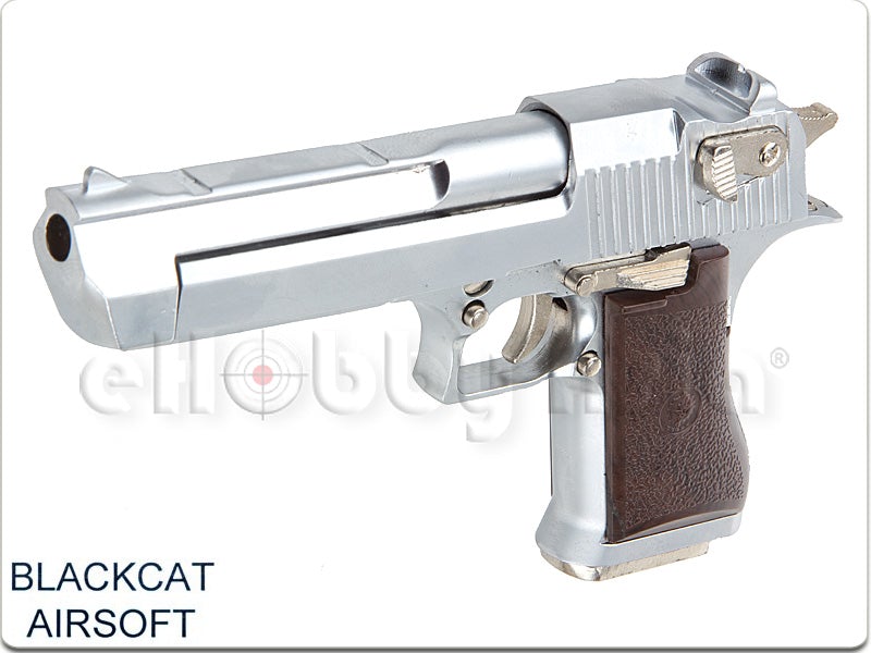 Blackcat Mini Model Gun - Desert Eagle (Shell Eject, Silver)