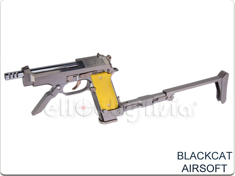 Blackcat Mini Model Gun - M93R (Shell Eject)