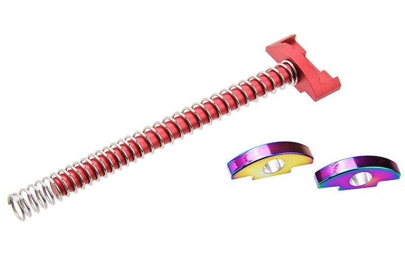 COWCOW Technology Aluminum Guide Rod Set for Action Army AAP01 GBB (Red)