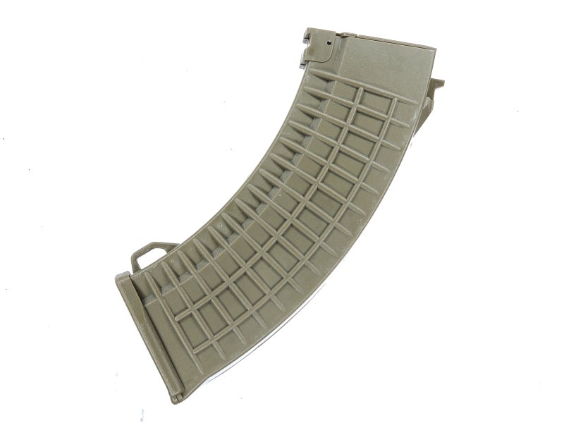 CYMA AK47 550 Rounds Wire Pull Waffle Hi-Cap Magazine for AK AEG (Dark Earth)