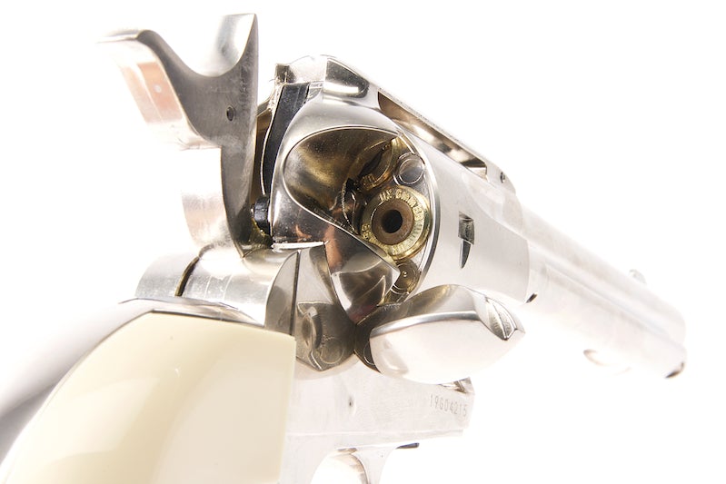 Umarex (WinGun) SAA .45 Co2 Metal Revolver (Nickel Pearl/ Cowboy Police Version/ Custom 6mm)