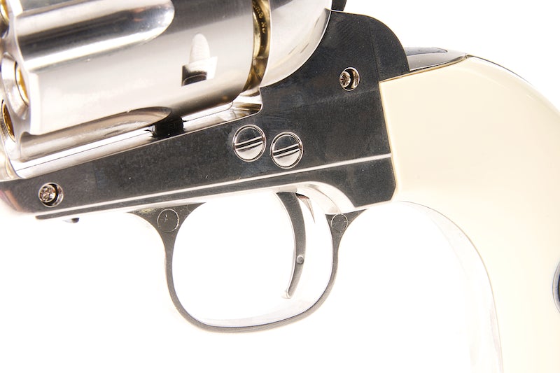 Umarex (WinGun) SAA .45 Co2 Metal Revolver (Nickel Pearl/ Cowboy Police Version/ Custom 6mm)