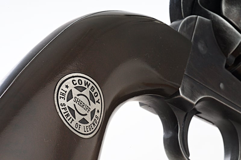 Umarex (WinGun) SAA .45 Co2 Metal Revolver (Antique Black/ Cowboy Police Version/ Custom 6mm)