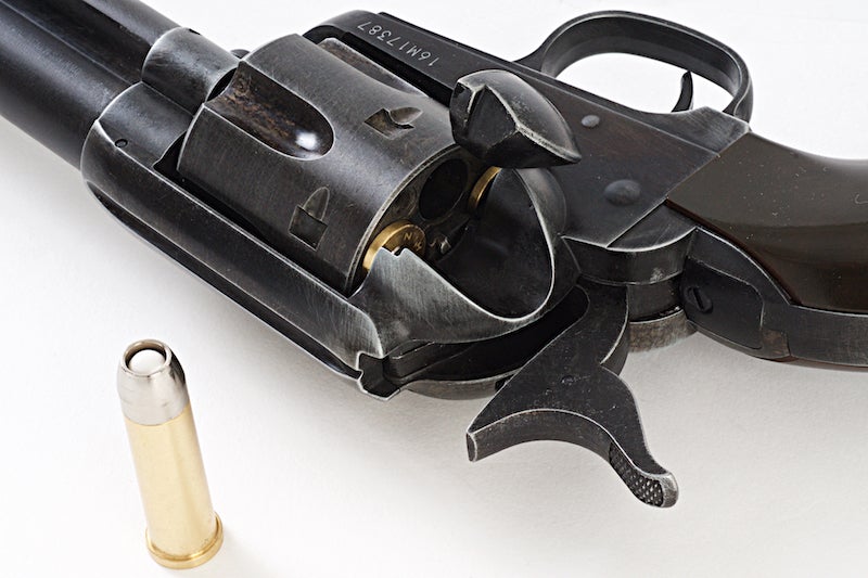 Umarex (WinGun) SAA .45 Co2 Metal Revolver (Antique Black/ Cowboy Police Version/ Custom 6mm)