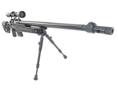 WELL MB4415D Air Cocking Sniper Rifle w/Scope & Bipod (Folding Stock)