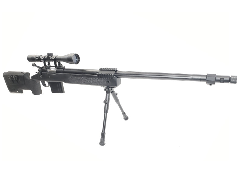 WELL MB4416D Air Cocking Sniper Rifle w/Scope & Bipod