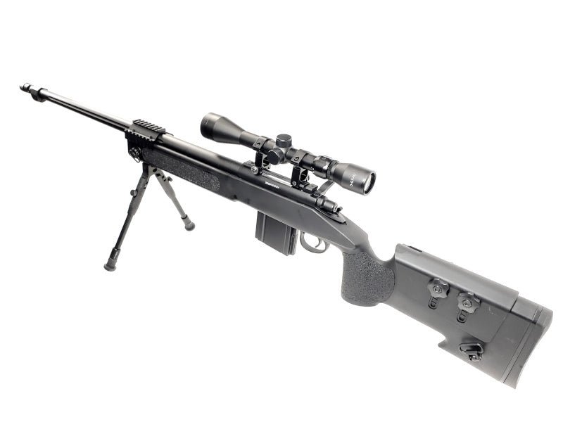 WELL MB4416D Air Cocking Sniper Rifle w/Scope & Bipod