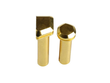 Strike Industries Steel Extended Pivot and Takedown Pins for AR GBB Rifle (Gold)