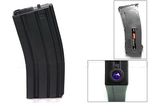 G&P 130rds Illuminated Magazine for Marui M4 / M16 AEG