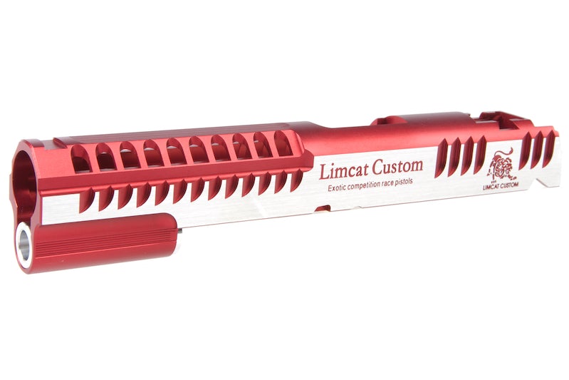 Gunsmith Bros Limcat Multic Cuts Standard Single Slide for Marui Hi-Capa GBB (Red 2 Tone)