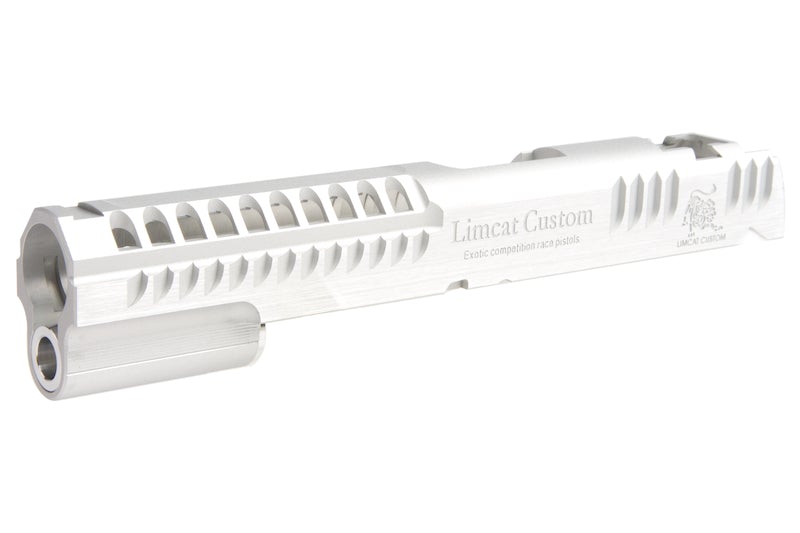 Gunsmith Bros Limcat Multic Cuts Standard Single Slide for Marui Hi-Capa GBB (Silver)