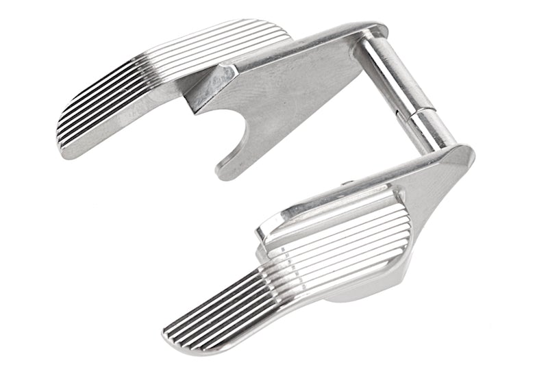 Gunsmith Bros SV Style Steel Thumb Safety (Silver)