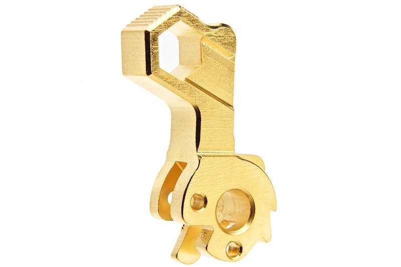 Airsoft Masterpiece CNC Steel Hammer & Sear Set for Marui Hi-Capa/ 1911 (S Style Hex/ Gold)