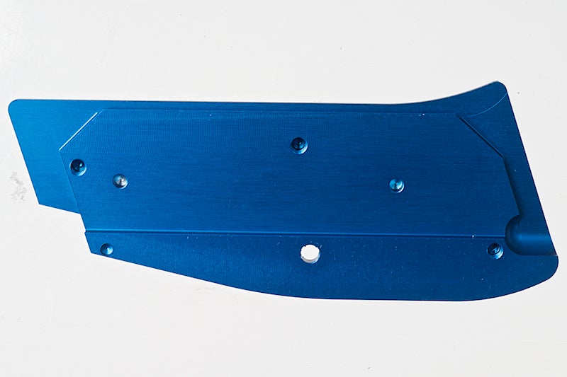 KJ Works CZ Logo Aluminium Hand Grip for CZ SP-01 Shadow (Blue)