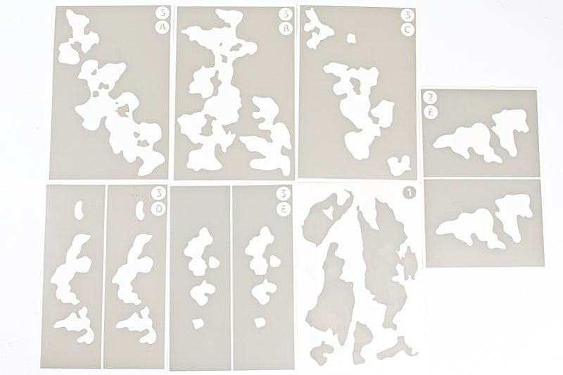 Landscape Stencil Set 'A-Tacs FG'