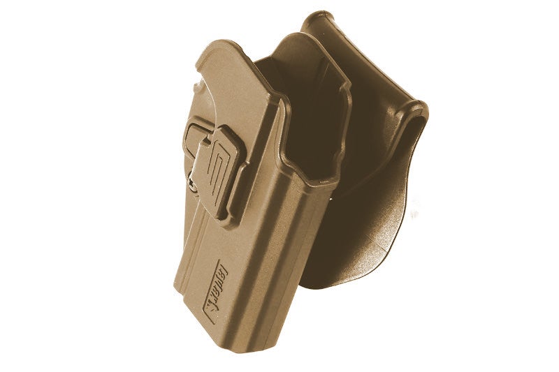 Laylax (Battle Style) CQC Holster for SIG AIR M17 GBB Pistol (Right Hand/ Tan)