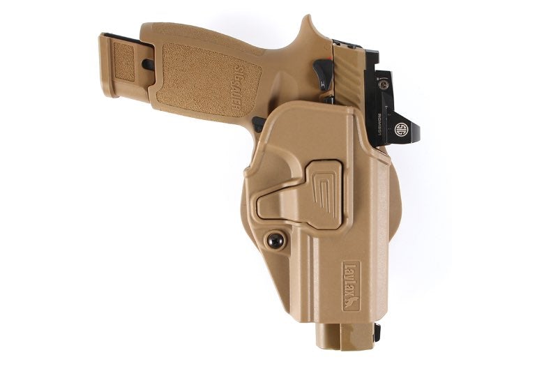 Laylax (Battle Style) CQC Holster for SIG AIR M17 GBB Pistol (Right Hand/ Tan)