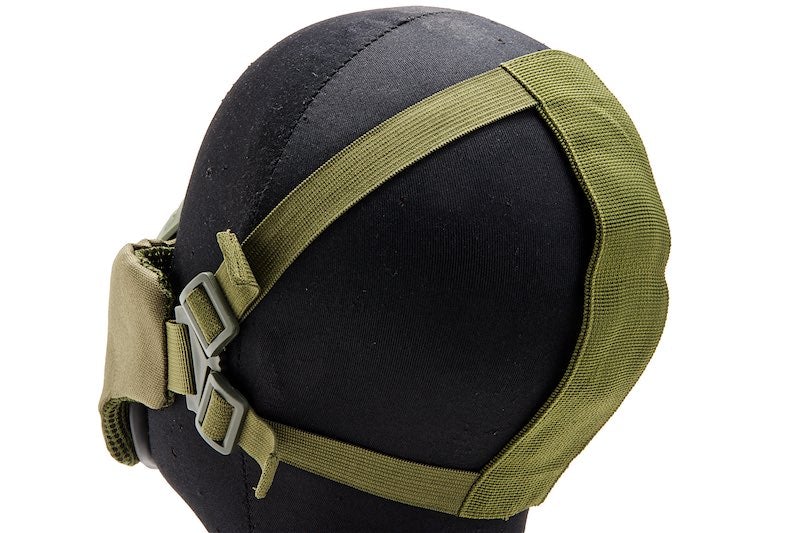 WoSport Tactical Half Face Airsoft Mask (Olive Drab/ MA103) A