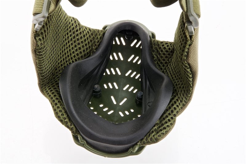 WoSport Tactical Half Face Airsoft Mask (Olive Drab/ MA103) A