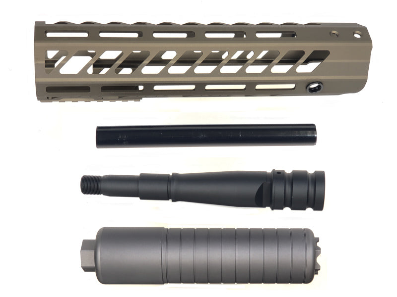 Airsoft Artisan 10" SRU300 Handguard Set For SIG/ VFC MCX Legacy (Dark Earth)