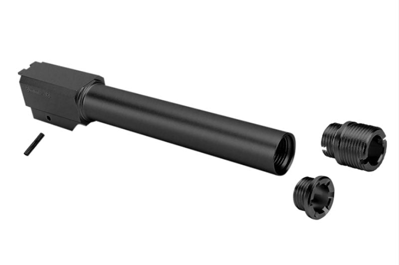 Nine Ball Non-Recoil 2 Way Outer Barrel w/ 14mm CCW Adapter for SIG AIR P320 M17 GBB (Black)