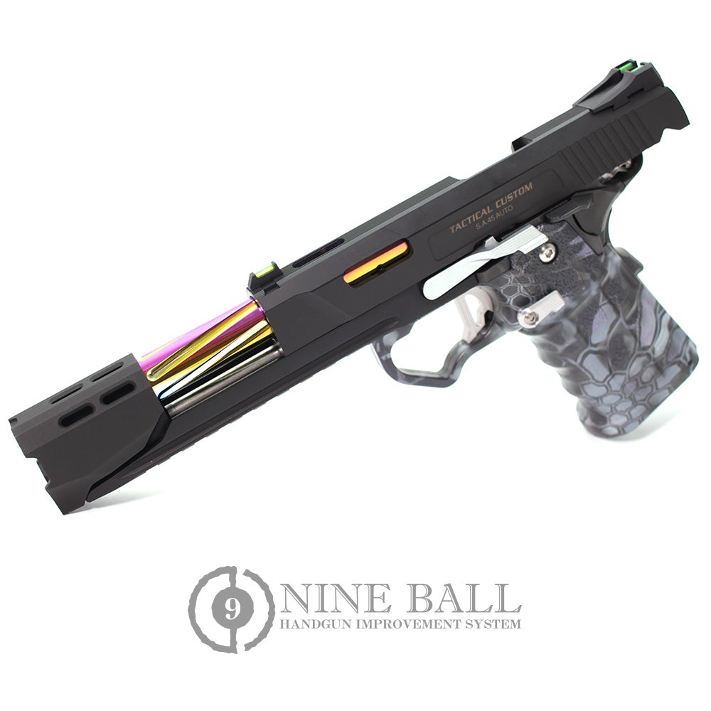 Nine Ball Custom Magzine Catch for Tokyo Marui Hi-Capa GBB Pistol (Silver)