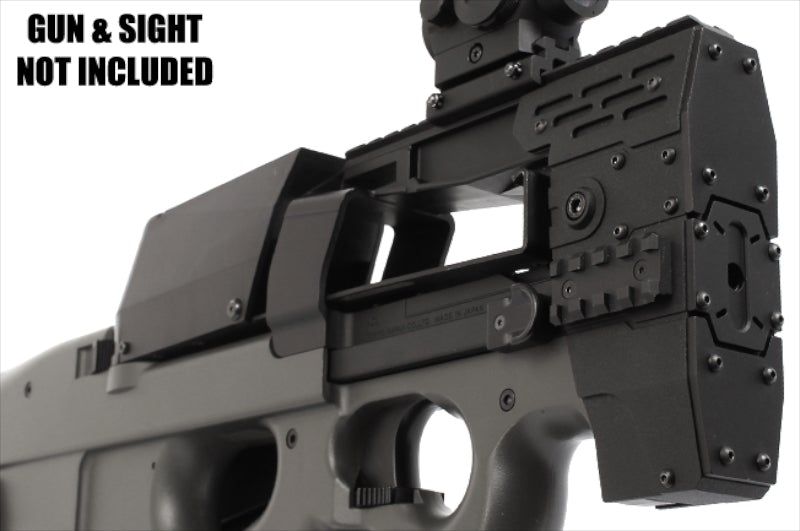 Nitro.Vo P90 Armored Rail System for Marui P90 TR / PS90 HC (Can't fit P90)
