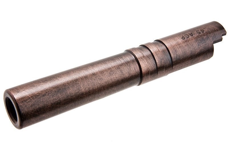 Airsoft Masterpiece .45 ACP Threaded Fix Outer Barrel for Marui Hi-Capa 4.3 GBB (11mm CW/ Copper)