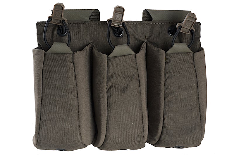 S&S Precision Plate Frame 5.56 Triple Magazine Pouch w/ Bungee (ToadVine)