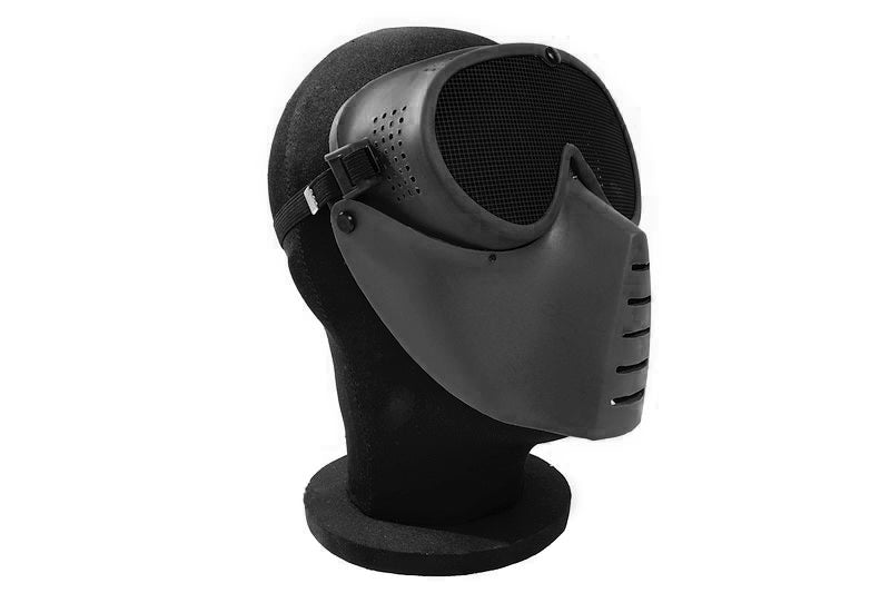 Sansei SG-5-N Airsoft Metal Mesh Mask & Goggle