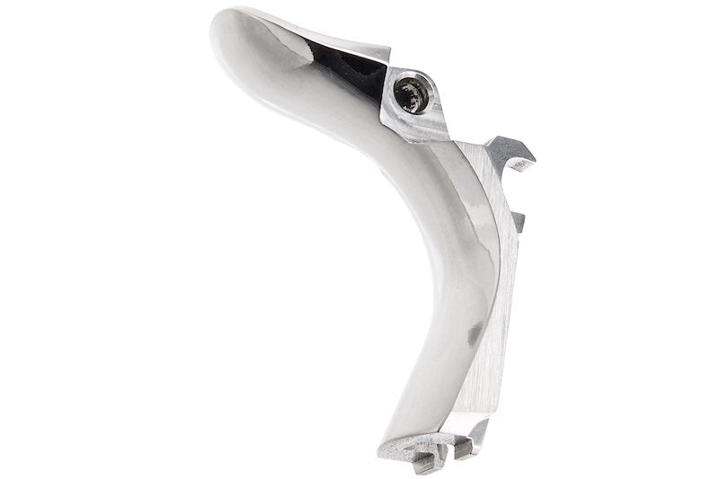 Airsoft Masterpiece Steel Grip Safety for Marui Hi-Capa GBB (Silver/ Type 3-Infinity Signature)