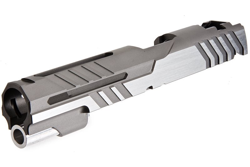 Airsoft Masterpiece Custom 'Alpha' Standard Slide for Marui Hi-Capa / 1911 GBB (Grey 2 Tone)