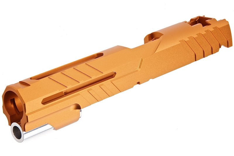 Airsoft Masterpiece Custom 'Alpha' Standard Slide for Marui Hi-Capa / 1911 GBB (Orange)