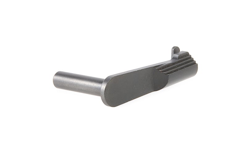 Airsoft Masterpiece CNC Steel Slide Stop for Marui Hi-Capa GBB (Matt Black/ Type 1)