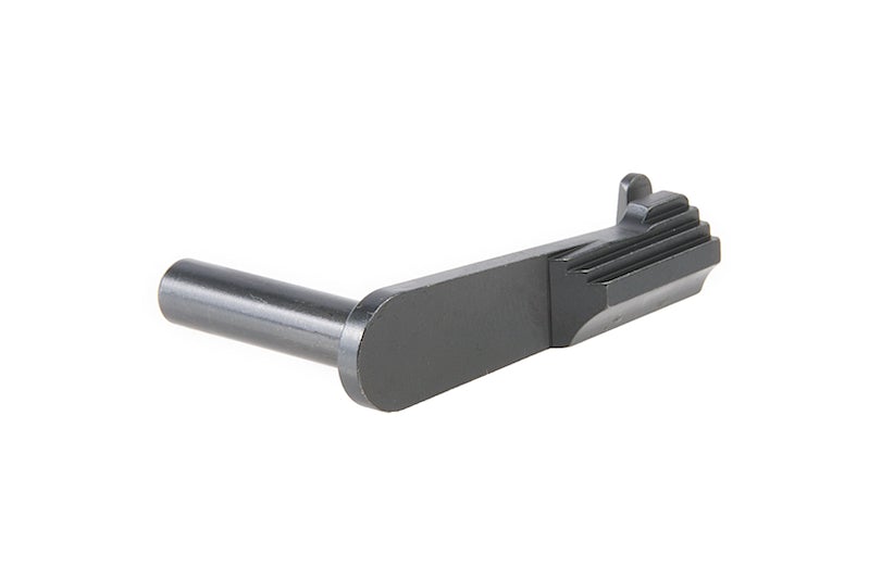 Airsoft Masterpiece CNC Steel Slide Stop for Marui Hi-Capa GBB (Matt Black/ Type 2)