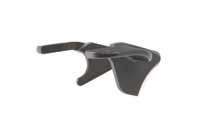 Airsoft Masterpiece CNC Steel Thumb Safeties for Marui Hi-Capa GBB (Matt Black/ Type 4)