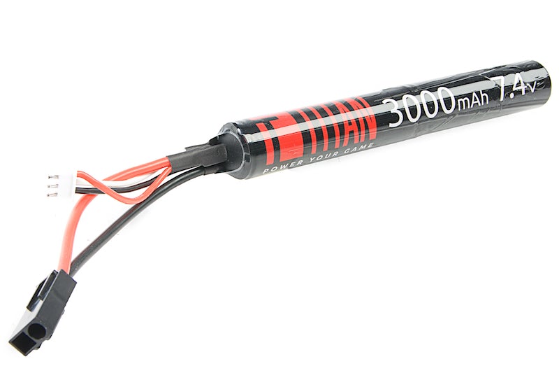 Titan Power 7.4v 3000mah Stick Tamiya Lithium Ion Battery (V8)